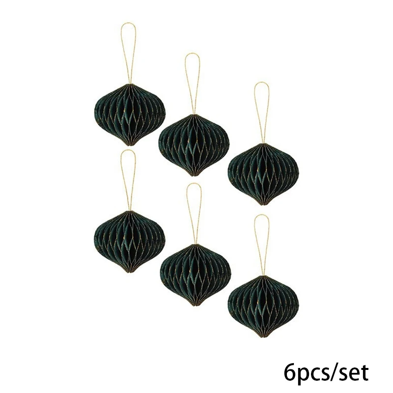 Honeycomb Holiday Ornaments - 6-teiliges Set