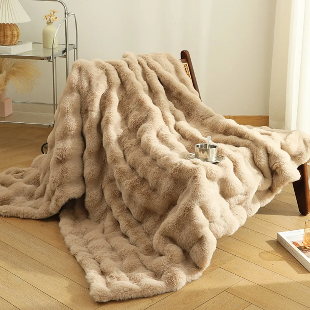 Cozy Luxe Faux-Fur Blanket