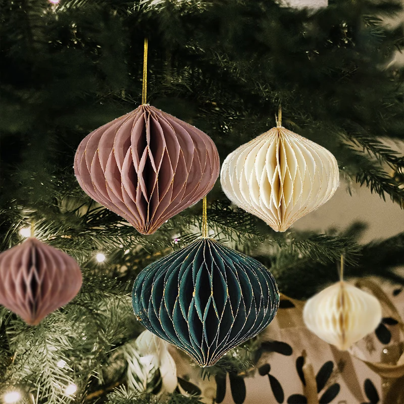 Honeycomb Holiday Ornaments - 6-teiliges Set