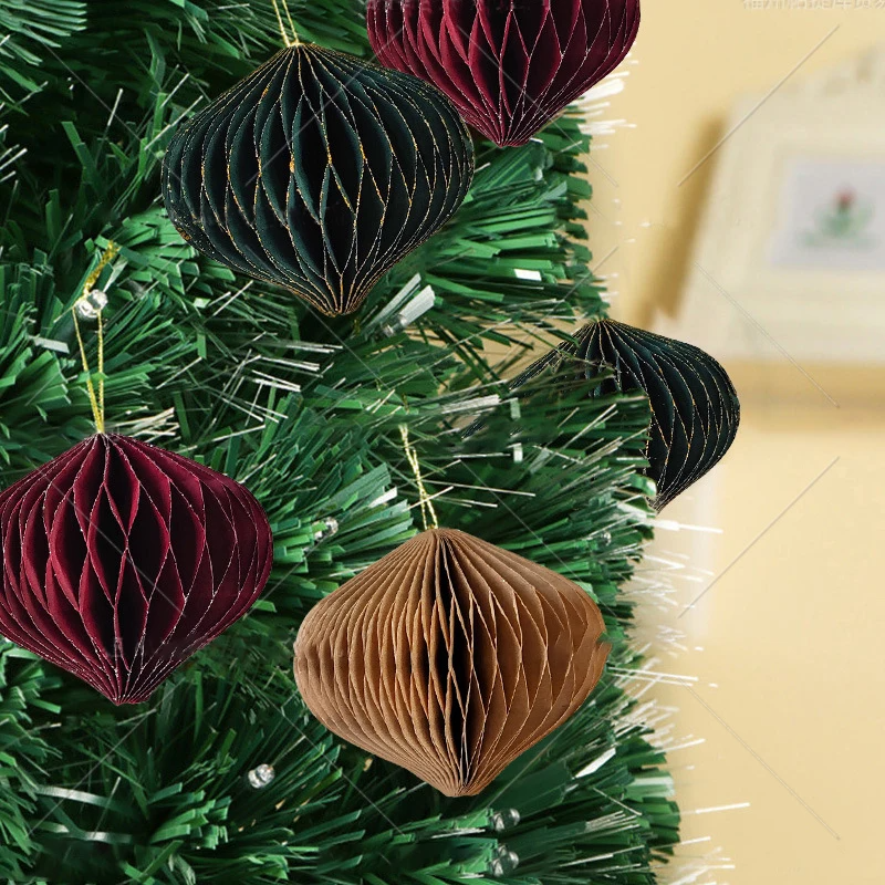 Honeycomb Holiday Ornaments - 6-teiliges Set