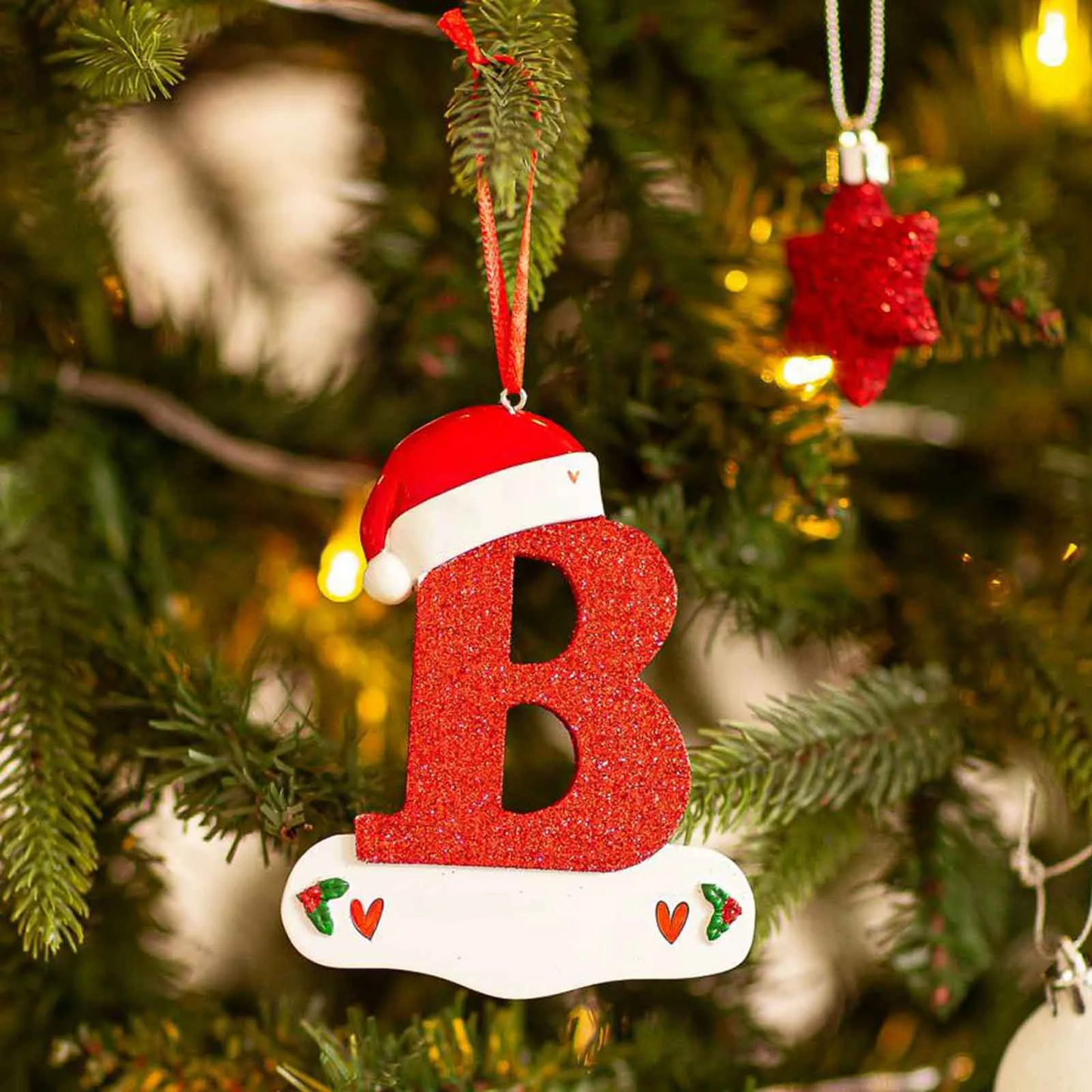 Merry Initials Christbaumschmuck